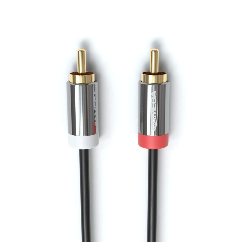 JAMEGA - RCA to Jack Adapter | Aux to RCA