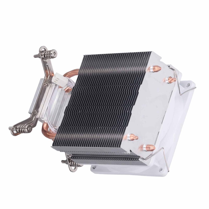 CPU Cooling Fan 3.54in 2 Heat Pipes 3pin 12VDC 2000RPM