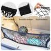 EDLMKM CCar Cargo Net, Adjustable Elastic Car Boot Mesh 60x40cm,