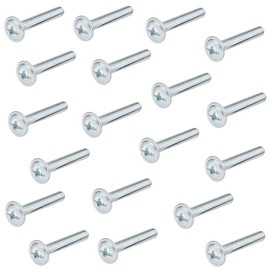 Gedotec Thread Screws M4 Handle Screws for Drawer Handles & Knobs - H10644 | Thread M4 x 30 mm | Furniture Handle Screws for Kitchen & Cabinet Doors | Galvanised Steel | Pack of 25 - Furniture Screws