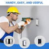 10 Pcs Wall Plate Spacer,Spacers for Electrical Outlets, Metal Flush