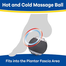 Dr. Scholl's PLANTAR FASCIITIS Massage Ball, Hot & Cold Therapy
