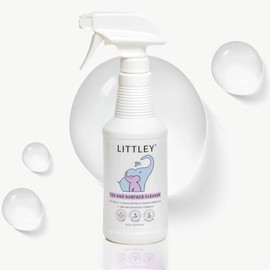 Littley Toy & Surface Cleaner | Alcohol-Free HOCl Spray for Baby Toys & High-Touch Surfaces | Fragrance-Free Formula | Gentle Cleaning for Everyday Me