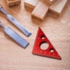 Aluminium Alloy 45/90 Degree Right Triangle Ruler,Square Measuring Tool,Multi Angle