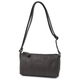 Dakota DA-1034434 Women's Shoulder Bag, Genuine Leather, Black