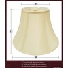 Royal Designs Modified Bell Lamp Shade, White, 10 x 16