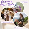 Juexica 19 Pieces Braiding Hair Rack Braid Hair Extension Tools