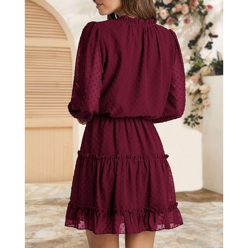 BTFBM Long Sleeve Fall Dresses for Women 2025 Summer Casual