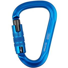 LACD Unisex - Adult HMS Trilock Big Blue Normal Carabiner, Plain