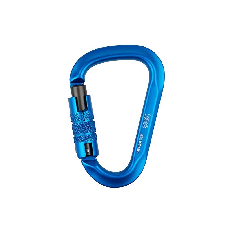 LACD Unisex - Adult HMS Trilock Big Blue Normal Carabiner,