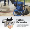 750143 Carburetor Carb Kit Compatible with North-ern Tool Powerhorse 212cc