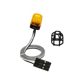 SHEAWA 1/14 Rotating Light for RC Cars, LED Lamp, Light, Yellow, Warning Light, For Modifications, Universal Parts, Compatible with Tamiya Tamiya and other 1/14 RC Cars