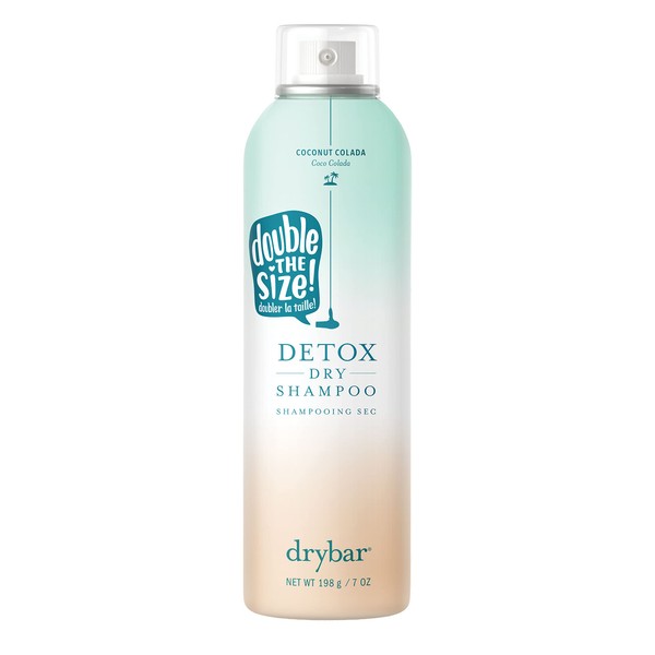 Drybar Detox Coconut Colada Shampoo en Seco Tamaño Jumbo, Azul,