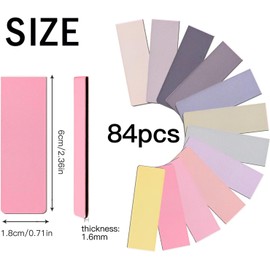 UMETDO - 84 marcadores magnéticos para libros, 12 colores, clips magnéticos para marcapáginas a granel, bonitos regalos para leer mujeres y hombres, marcadores para amantes de los libros