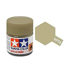 TAMIYA XF55 81755 Acrylic Mini XF55 Deck Tan 1/3 oz 10ml
