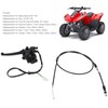 Thumb Throttle Cable with Dual Brake Lever Assy 22mm Aluminium