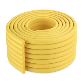 MEISO Barra Colisión,6.5 pies Niños Que comprueban el Borde Seguro y los Protectores de Esquina Cojíne spuma para orillas(Amarillo)