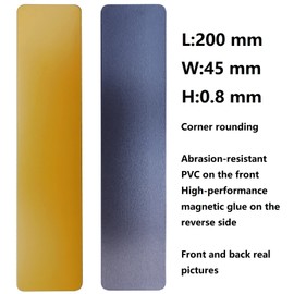 Lockdown Magnetic Strips for School Door Frames Door Magnet Locks Devices Classroom Office Security Enhanced Layer Easy Smooth Latch Magnetic Strips with PVC Cover (50)