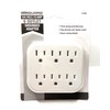 HFT Indoor 6 Outlet Grounded Adapter