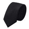 MASADA Mens Tie Handmade & Carefully Crafted 6cm Wide, black