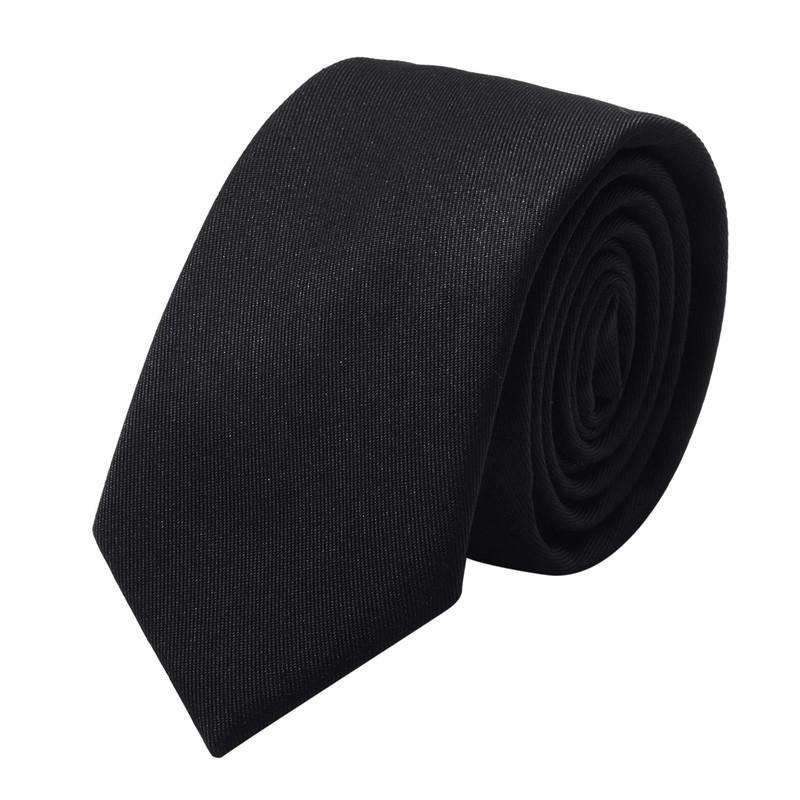 MASADA Mens Tie Handmade & Carefully Crafted 6cm Wide, black