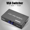 2 en 1 Salida Divisor VGA, Divisor de Conmutador VGA