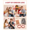 UNGENT THEM Couples Bracelets Matching Red String Long Distance Relationship