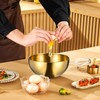 Wanmu 10Pcs Gold Mixing Bowls, Stainless Steel Gold Esthetician Bowls,