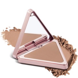 Brighten Bronzer Powder for Mature Skin, Matte Antique Bronze Contouring Powder, Contours And Sets Makeup For Long-Lasting Wear (#5 LIGHT, One Size)