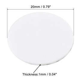 Boguish 200 Pcs Foam Lid Liner, PS Foam Resistant Tamper Pressure Sensitive Seal for Bottle Cap Liners Seals