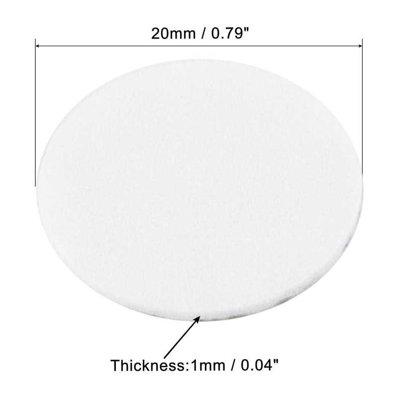 Boguish 200 Pcs Foam Lid Liner, PS Foam Resistant Tamper