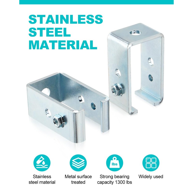 Upgrade Channel Trolley Track Hanger Bracket for UNISTRUT Strut Channel,