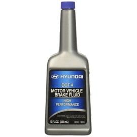 Hyundai 00232-19053 DOT 4 Motor Vehicle Brake Fluid (High Performance), 12 fl. oz