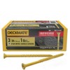 DECKMATE 3 in. Tan Exterior Self-Starting Star Flat-Head Wood Deck Screws #9 [1 lb.]