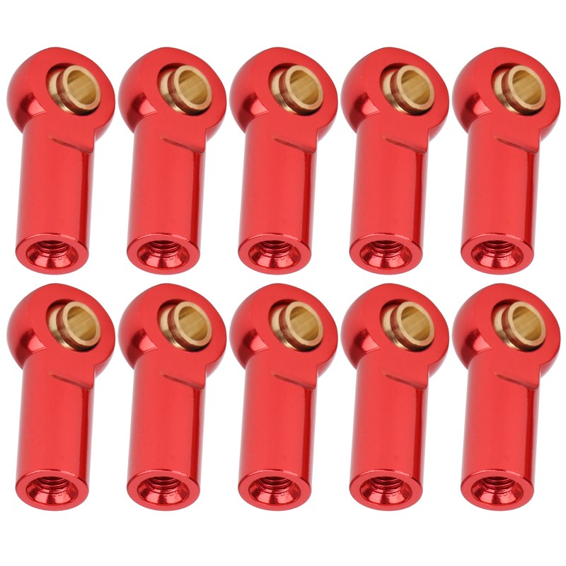 10Pcs RC Car Pull Connecting Rod Metal Ball Joint Accessory