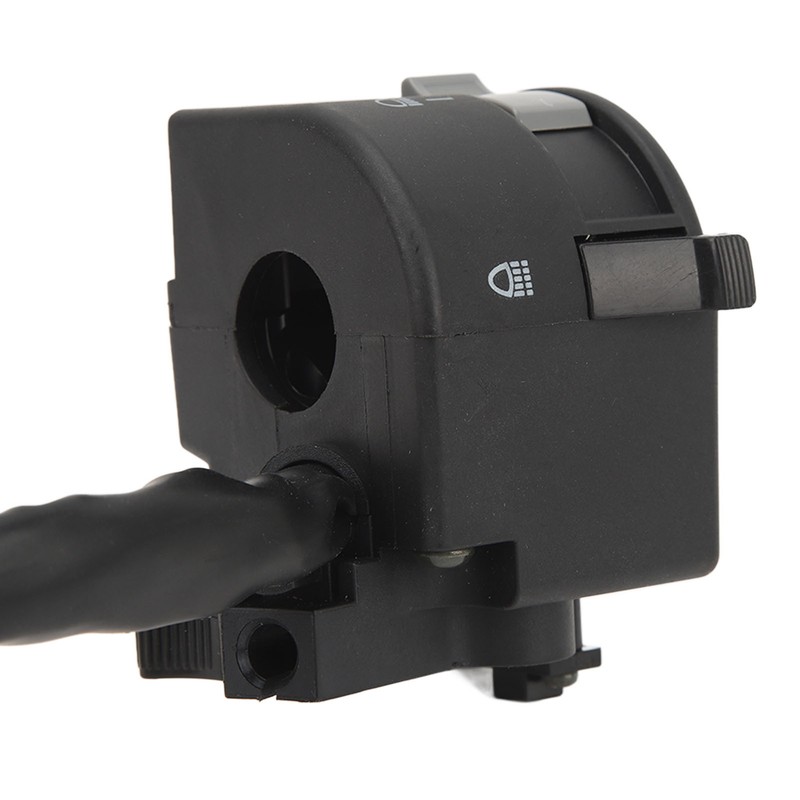 7/8in 22mm Motorcycle Handlebar Switch Headlight Turn Signal Horn Flash