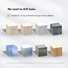 30cm Bathroom Wall Mounted Shelf Space Aluminum Acrylic Towel Rack
