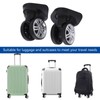 Suitcase Casters, 1 Pair Suitcase SwivelCasters Repalcement Double Row Wheels