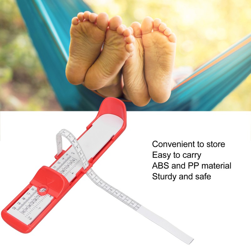 Children Foot Gauge 20cm Range High Precise Shoe Sizer Safe