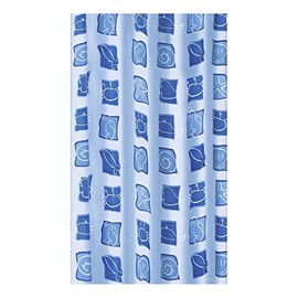 Kleine Wolke Shower Curtain with Sealife Motif 180 x 200 cm 180 cm x 200 cm multicoloured