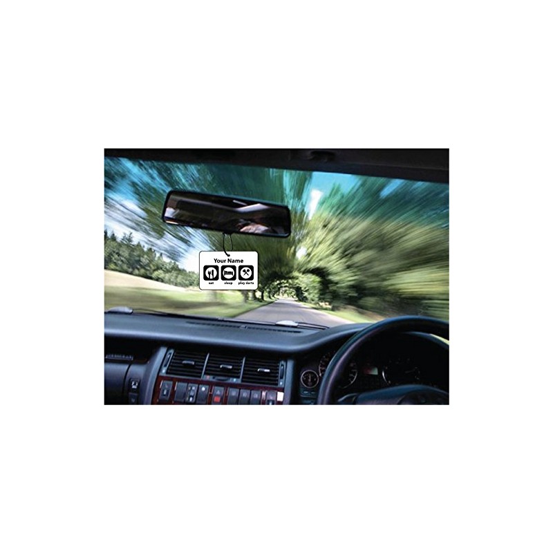 Personalisierter Eat Sleep Play Darts Auto Lufterfrischer