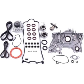 OCPTY Oil Pump,Timing Belt Kit,Thermostat Housing for 1994-1997 for Honda Accord 2.2L;1998-2002 for Honda Accord 2.3L Replace 19301PAA306,M232