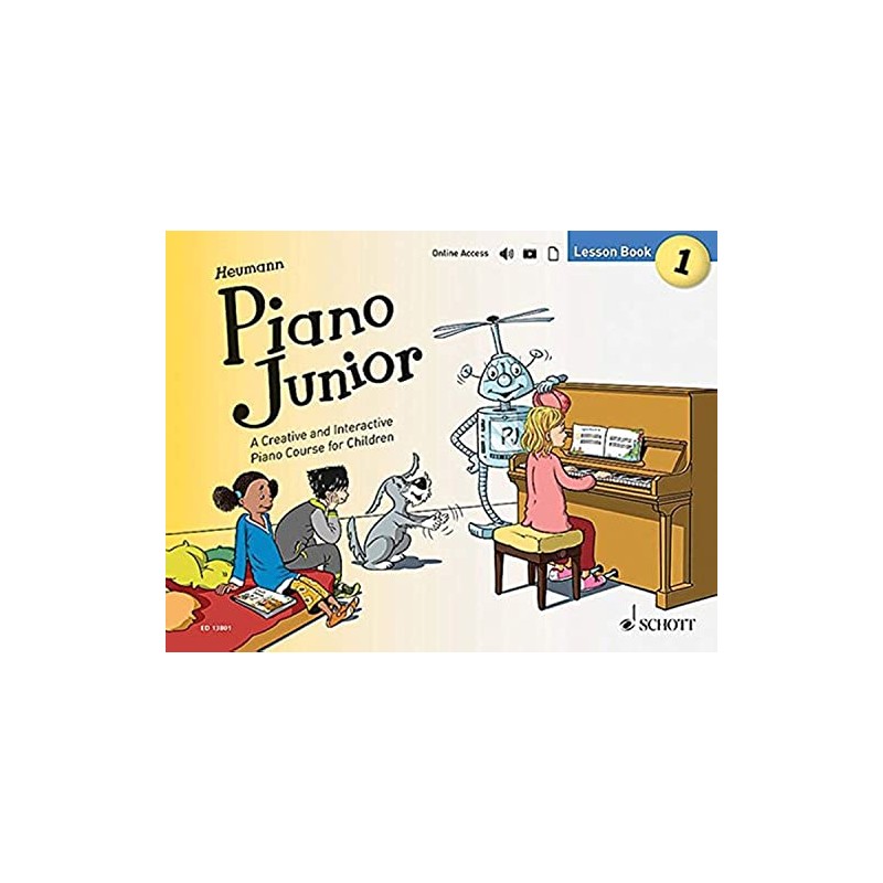Piano Junior: Lesson Book 1: A Creative and Interactive Piano