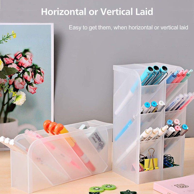 PeoTRIOL Pen Organizer, Pencil Holder, Multi-Function