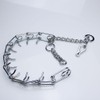 DaFumolous Chrome Plated Prong Dog Collar,no Pull Dog Prong Collar
