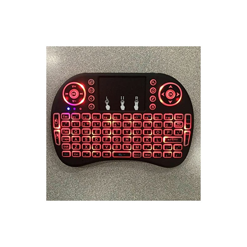 Mini i8 Wireless Keyboard Backlight and USB C Charging