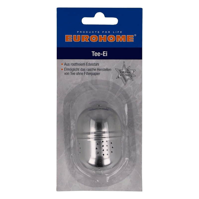 EUROHOME Stainless Steel Tea Strainer - Tea Infuser with Long