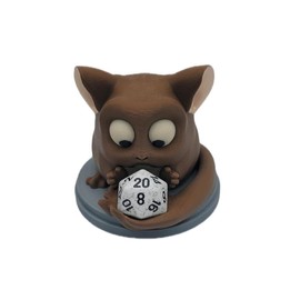 Chinchilla Charlie Dice Guardian - Dice Jail - Color: White