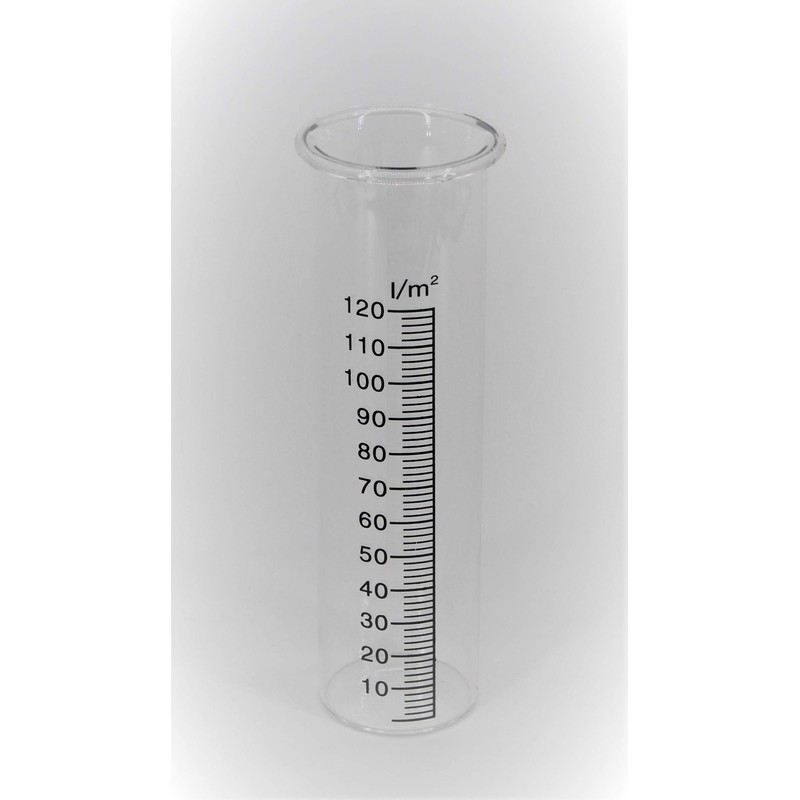 Powershop11 Replacement Glass Rain Gauge Real Glass 15 cm