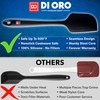 DI ORO Silicone Spatula - 600°F Heat-Resistant Rubber Kitchen Spatula